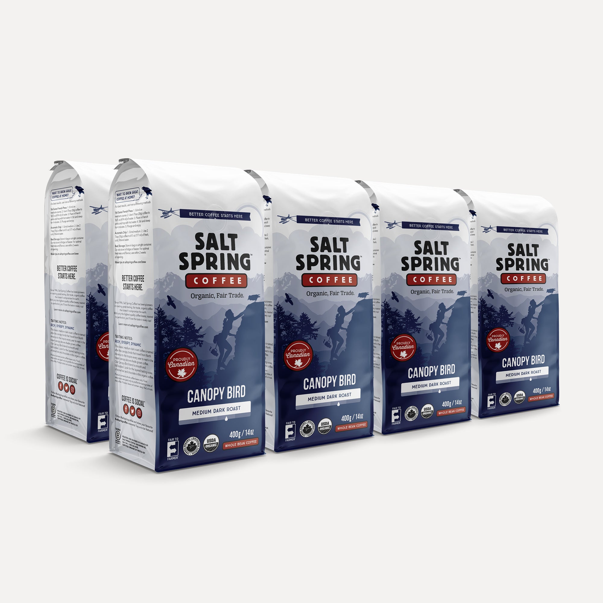 Canopy Bird, Retail Cases