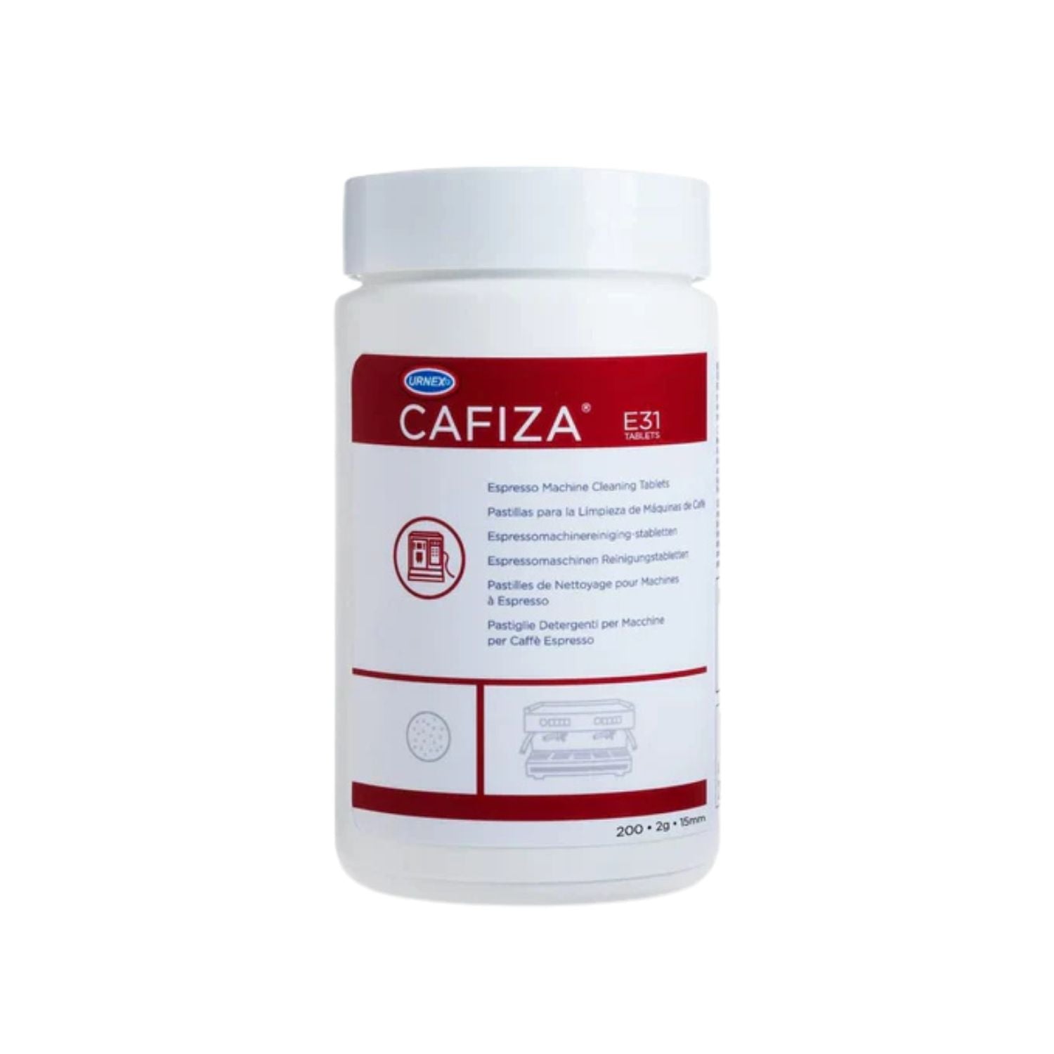 Urnex Cafiza Tablet Espresso Cleaner, 200 × 2g