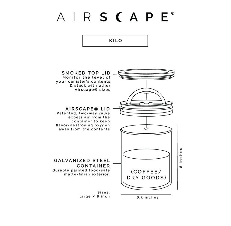 Airscape Coffee Canister