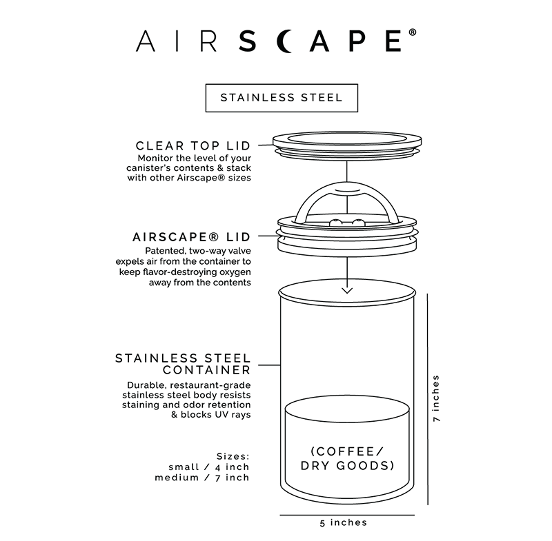 Airscape Coffee Canister