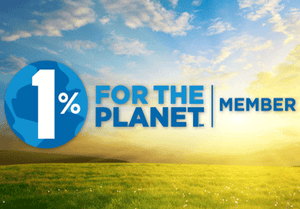 We donate 1% of our annual revenue to environmental projects