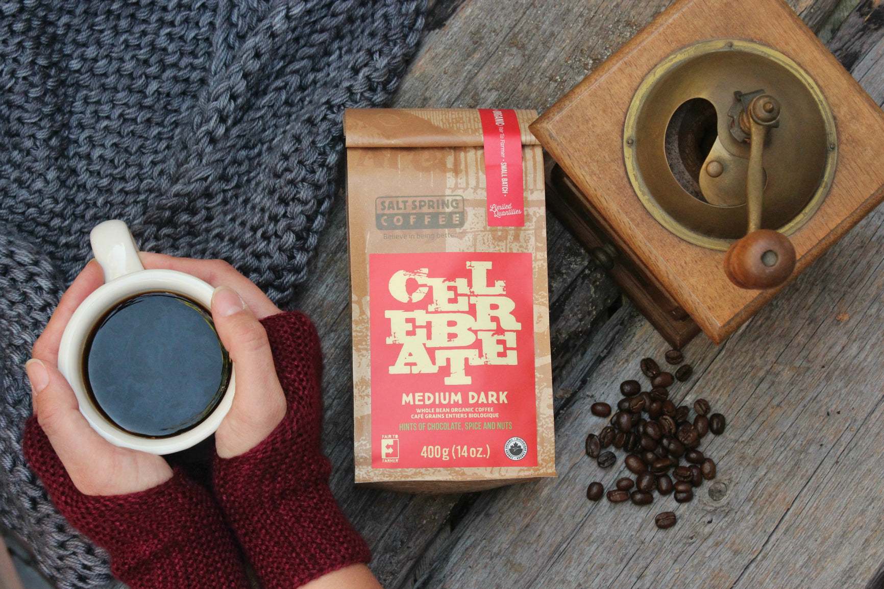 Introducing our Celebration Blend – Salt Spring Coffee