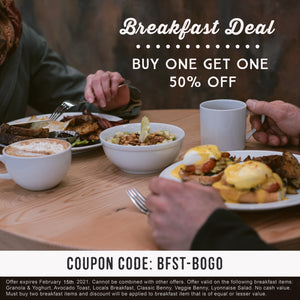 SSC Ganges Cafe & Kitchen Breakfast Deal