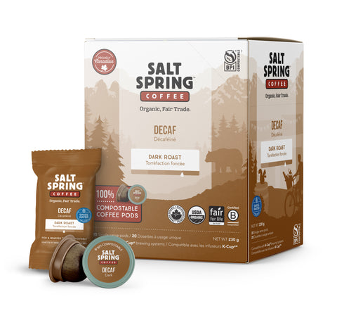 Decaf Dark - Certified Compostable Coffee Pods